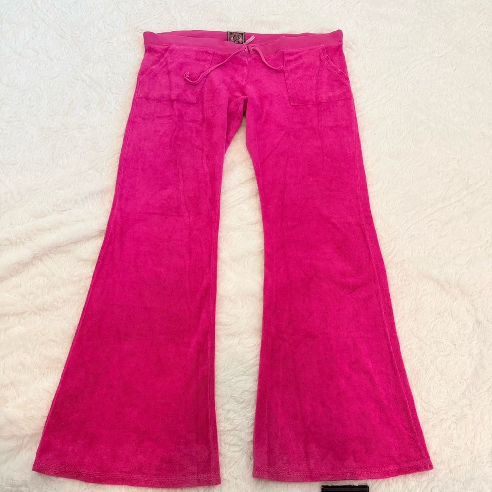 Juicy Couture Pink Flared Pants